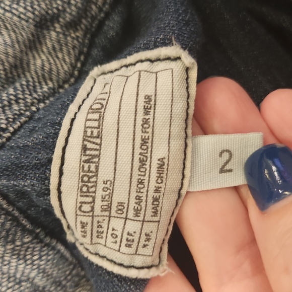 Current/ElliottThe Patch Pocket Workman Shirt, Dreamer Stripe size 2! - Picture 11 of 11